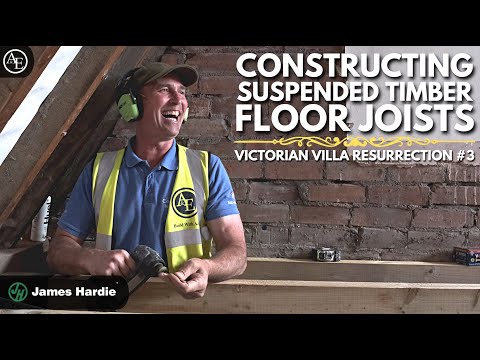 Constructing Suspended Timber Floor Joists | Victorian Villa Resurrection #3