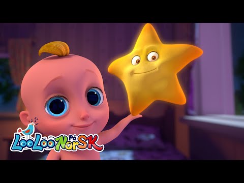 ✨ Blinke, Blinke, Stjernelill - Vuggeviser til Barn | LooLoo Barnesanger på Norsk