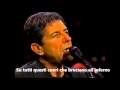 Leonard Cohen - If it be your will (sub ITA)