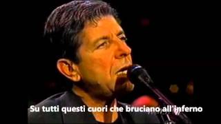 Leonard Cohen - If it be your will (sub ITA)