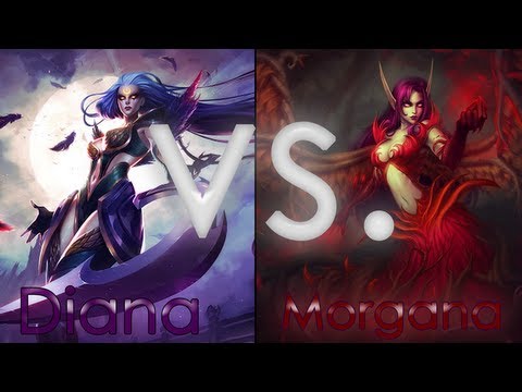 [LoL] League of Legends - Diana Mid vs Morgana - Platinum Ranked solo Queue - Always believe