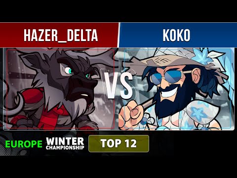 Hazer_Delta VS Koko - Top 12 - EU - Brawlhalla Winter Championship 2022