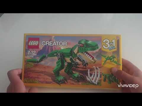 LEGO Creator Mighty Dinosaurs 3 in 1 31058 - BOX OPENING AND SPEED BUILD BY 11 YR OLD