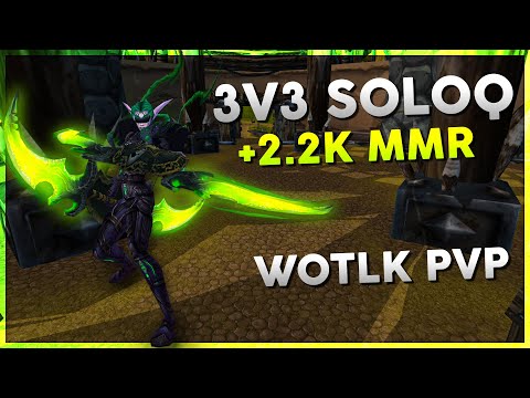 3v3 SoloQ +2.2K MMR | Stream 12th April | WOW R1 Rogue Arena PVP - Warmane WOTLK