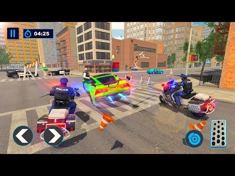 US Police Bike 2019 - Gangster Chase Gameplay Trailer - (Android)