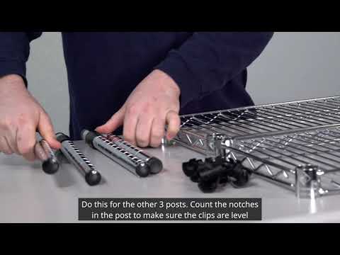 How to Assemble Your Wire Shelving