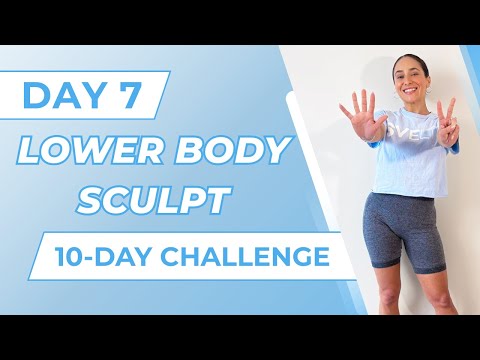 Booty Burn | Day 7: Lower Body Sculpt 10-Day Challenge | Low Impact, Butt Lift, No Equipment Workout