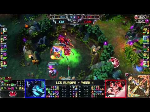 Recap: GIA vs GAM - LCS 2013 EU Spring W1D2