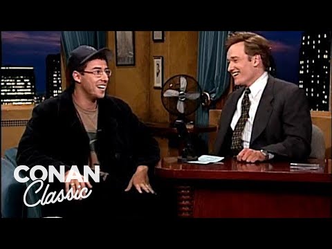 Adam Sandler On Fighting Bob Barker In "Happy Gilmore" | Late Night with Conan O’Brien
