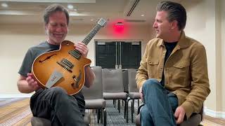 Video thumbnail for Tim Lerch and Barry from Grez Guitars talking about the Grand Tour Guitar by Grez Guitars