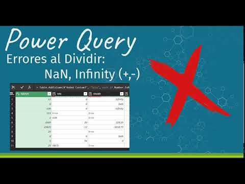 Power Query: Tratar errores al dividir resolver NaN, Infinity, Error