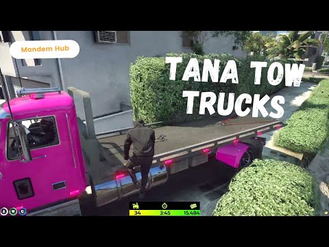 Tommy T and Lana STRUGGLING being TOW TRUCKERS | Nopixel