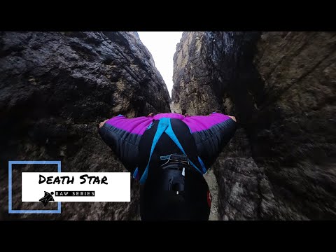 Wingsuit BASE jump - Sassongher aka Death Star Italy (4K) | RAW SERIES