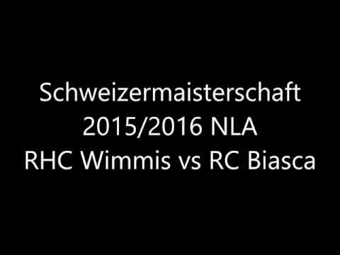 Schweizermeisterschaft 15/16 NLA RHC Wimmis vs HC Biasca
