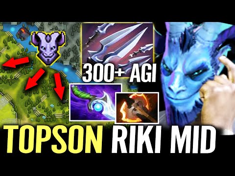 🔥 TOPSON Riki FORGOTTEN MID — Diffusal + Fury MAX Wraith Band Build vs Nature Prophet Dota 2 Pro