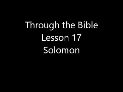 Lesson 17  Solomon