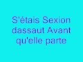 Sexion Dassaut -Avant qu'elle parte Paroles ...