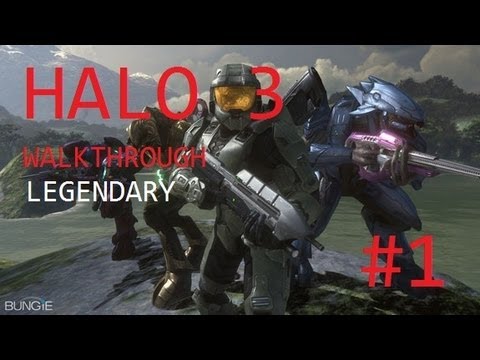 Halo 3 Legendary Co-Op Walkthrough Mission 1: Sierra 117