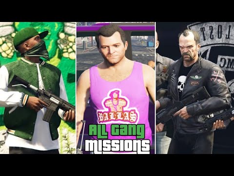 GTA 5 - How to Join GANG! (All Secret GANG Missions)