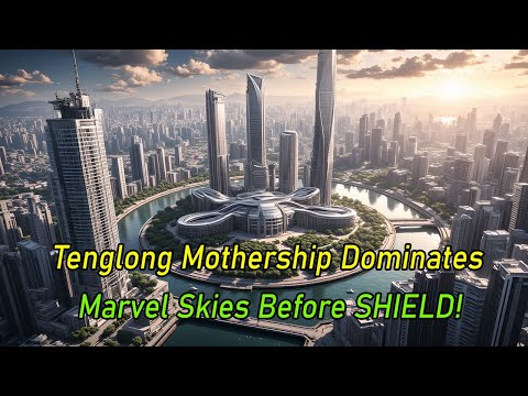 Tenglong Mothership Dominates Marvel Skies Before SHIELD!#marvel #anime #comedy #fantasy #garen