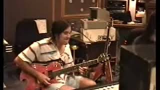 STEVE BROWN OF TRIXTER RECORDING GUITAR SOLOS