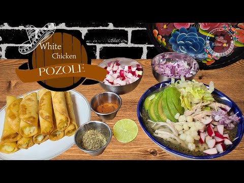 white CHICKEN POZOLE |MEXICAN traditional Dish | KOSHER version