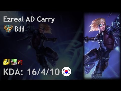 Ezreal AD Carry vs Xayah - Bdd - KR Challenger Patch 7.9