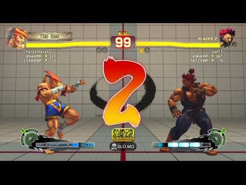 SSFIVAE~ Adon (charysmasato) vs. Akuma (qal03) HD