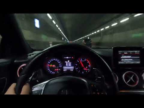 MERCEDES CLA 45 AMG SOUND TUNNEL
