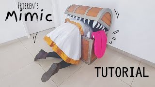 We made Frieren's Mimic (with cardboard) | Frieren Cosplay