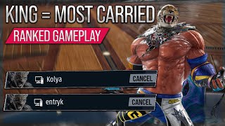 If He Plays King, Hes Probably Carried AF | Tekken 8 Gameplay