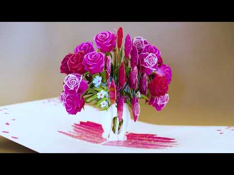 3D přání Královna květin