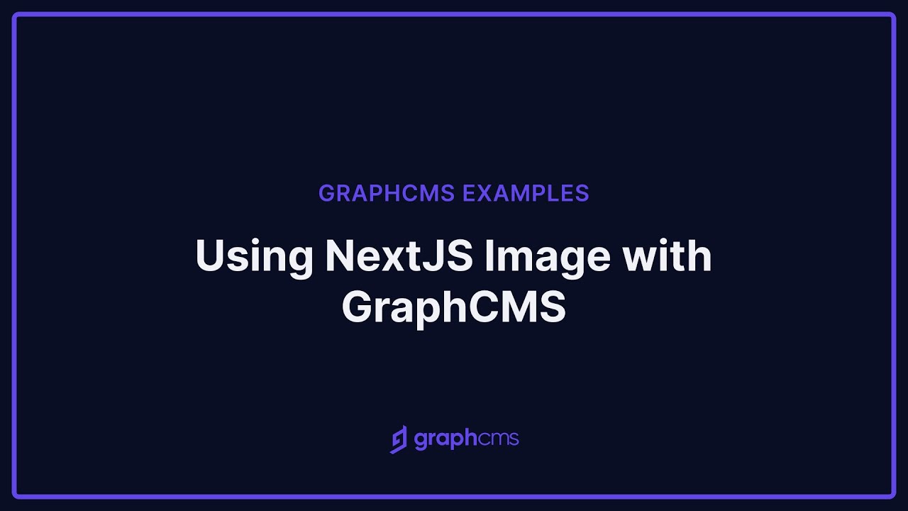 Using NextJS Image with GraphCMS