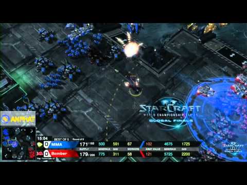 2014 WCS Global Finals Ro8 MMA vs Bomber Bo5 Set 1