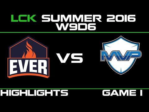 ESC vs MVP Game 1 Highlights LCK Champions 2016 W9D6 ESC Ever vs MVP   MVP vs ESC   LCK LOL