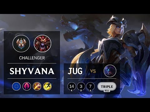 Shyvana Jungle vs Rek'Sai - EUW Challenger Patch 9.23
