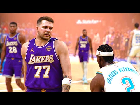 LAKERS vs THUNDER | November 5, 2025 | NBA 2K ULTRA REALISTIC GAMEPLAY 😱