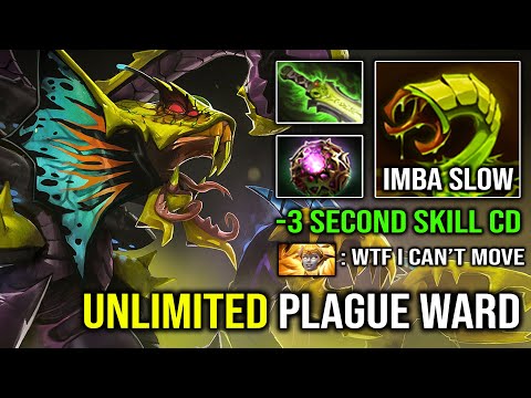 UNLIMITED PLAGUE WARD 100% Annoying Slow | NEW Offlane Venomancer Guide Dota 2