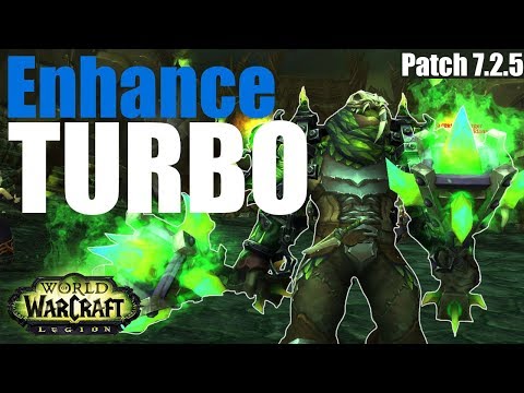 7.2.5 Enhance Shaman PvP TURB-ADIN (WoW Legion 7.2.5)