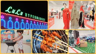 LULU Hypermarket Tour|Oman Avenues Mall|Muscat Lulu Hypermarket|Chicken BBQ Recipe|Oman Tamil Vlog