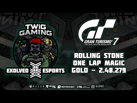Gran Turismo 7 - Rolling Stone - One Lap Magic - Replay & Full Race - Gold
