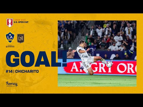 GOAL: Javier "Chicharito" Hernández scores his first-ever U.S. Open Cup goal against LAFC