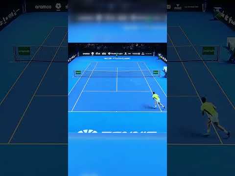 Decisive Attack by Alcaraz vs Djokovic at Riyadh Exhibition! #shorts #tennis #alcaraz #djokovic