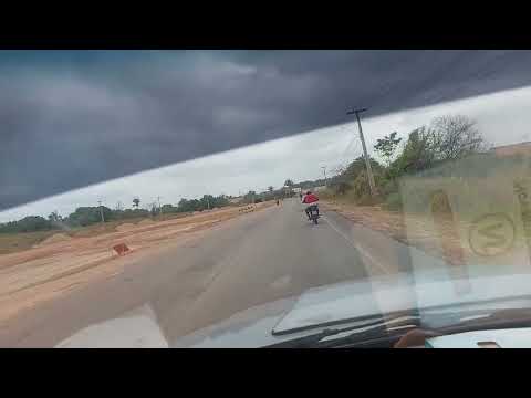 De volta observando a nova estrada que vai para Pindaré Mirim MA 