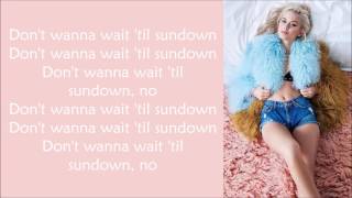 Zara Larsson ~ Sundown ft. Wizkid ~ Lyrics