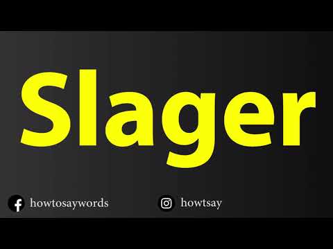 How To Pronounce Slager