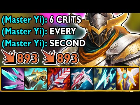 NEW CRIT MASTER YI WILL DELETE YOU IN 1 SECOND