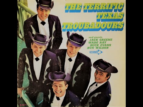 "The Terrific Texas Troubadours" complete promo mono vinyl Lp