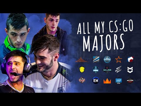 ALL MY 18 CSGO MAJORS IN 12MIN 🤩 | shox