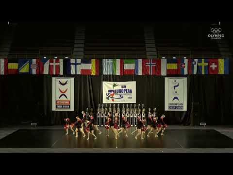 2023 ICU Europeans Junior Pom - Team Norway ECT Eagles Hypnotic